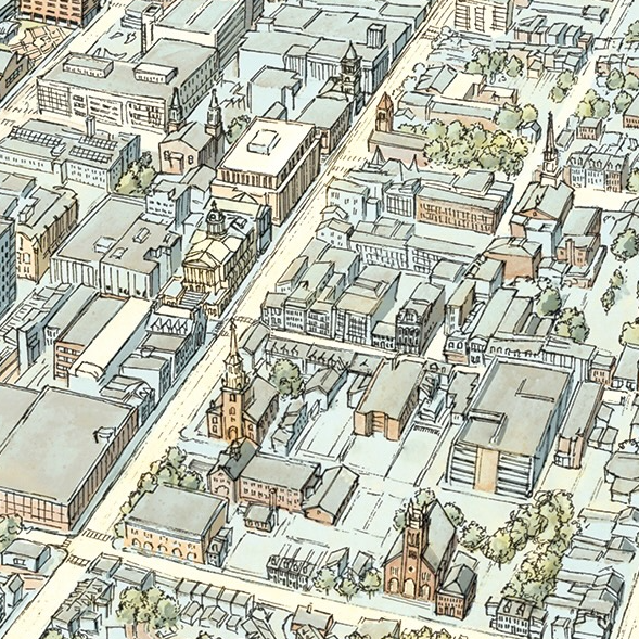 Map of Lancaster, Pennsylvania